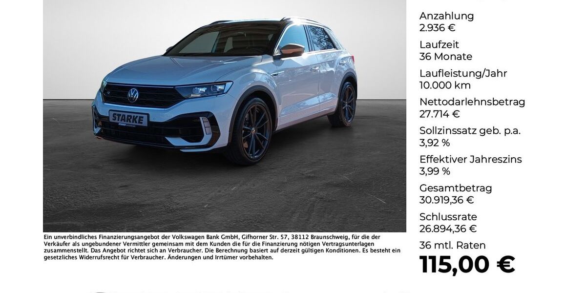 VW T-Roc 45.671 km 30.650 &euro; Versmold 33775