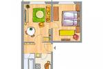 Etagenwohnung Wittenberg Lutherstadt - 2 Zimmer, 49 m&sup2;, 310&euro; | Angebot:26676525