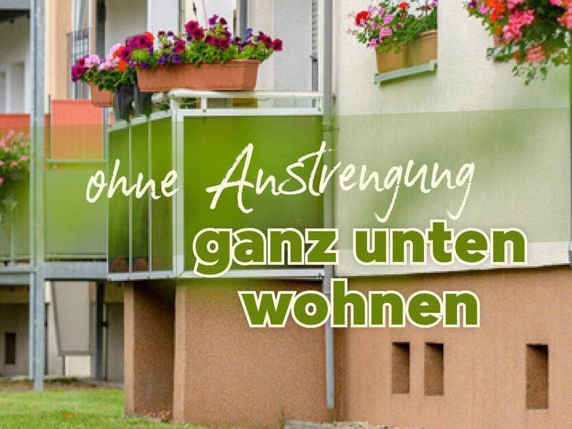 BalkonWohnung im Erdgeschoss!!