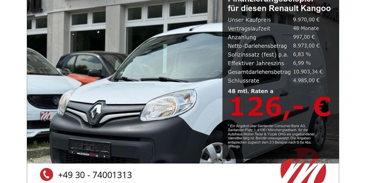 Renault Kangoo 106.000 km 9.970 &euro; Berlin 12305