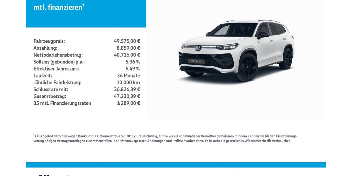 VW Tayron 12.400 km 48.949 &euro; Mühlhausen/Thüringen 99974