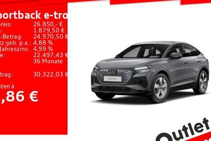 Audi Q4 e-tron 69.976 km 26.850 &euro; Frankfurt am Main 60314