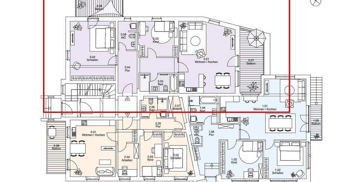 Etagenwohnung Radeberg Ullersdorf - 3 Zimmer, 134 m&sup2;, 478.540&euro; | Angebot:25911823