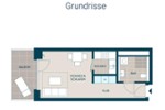 Etagenwohnung Regensburg Kumpfmühl - 1 Zimmer, 33 m&sup2;, 279.000&euro; | Angebot:27224642