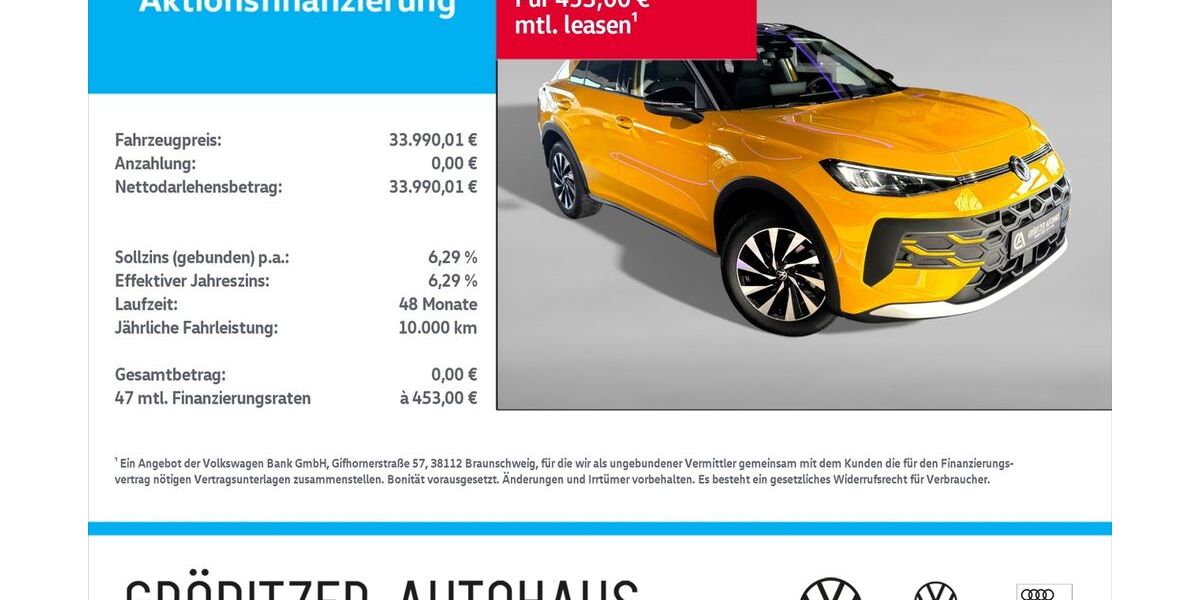 VW T-Roc 3.000 km 33.989 &euro; Gröditz 01609