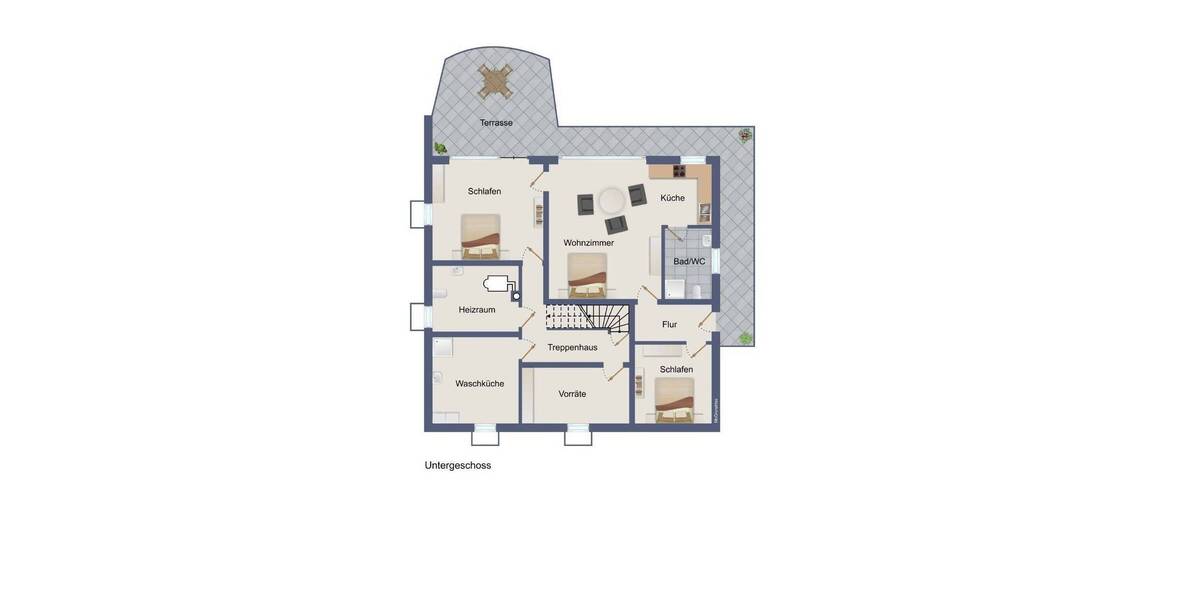 Etagenwohnung Schmallenberg Bad Fredeburg - 3 Zimmer, 73 m&sup2;, 131.400&euro; | Angebot:26092613
