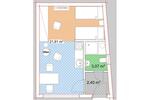 Etagenwohnung Zwingenberg - 1 Zimmer, 27 m&sup2;, 1.000&euro; | Angebot:25173724