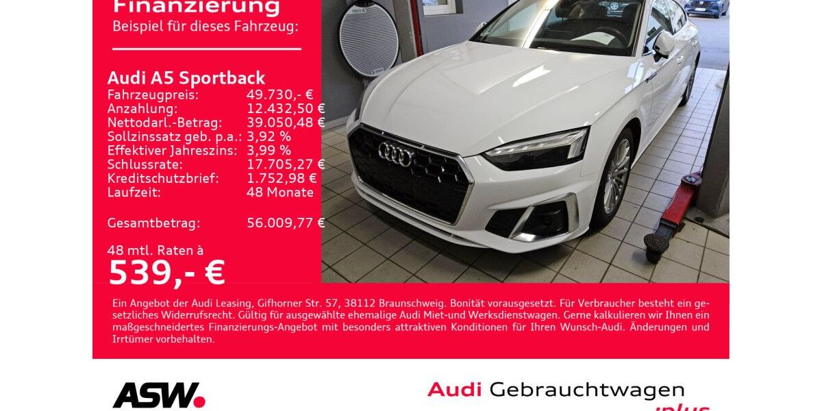Audi A5 17.990 km 49.730 &euro; Heilbronn 74074