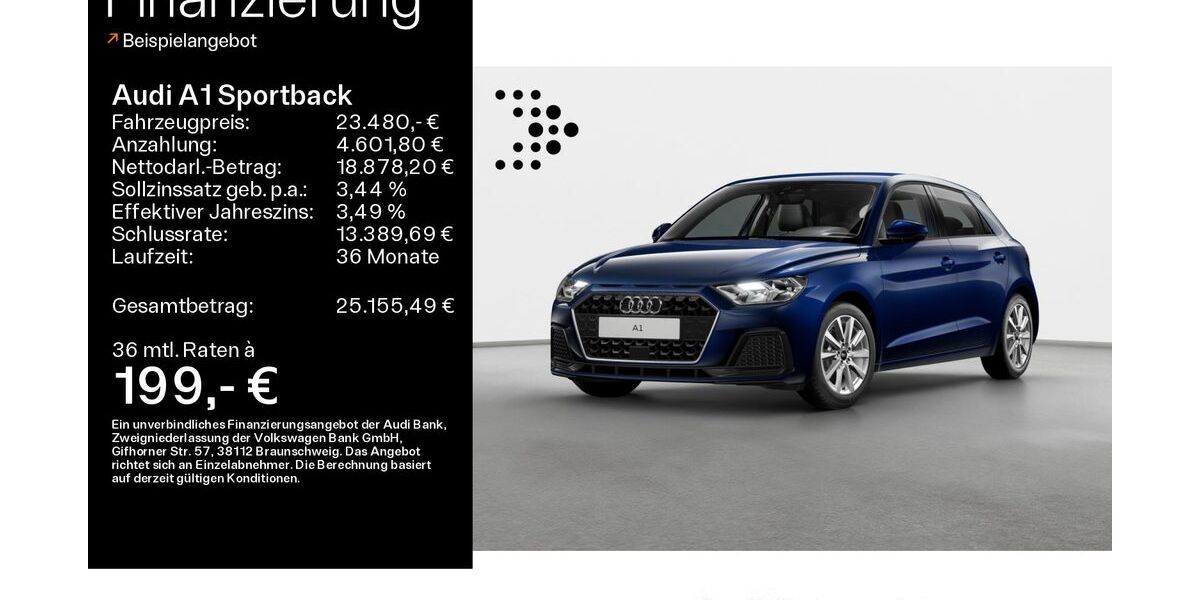 Audi A1 5.160 km 23.480 &euro; Haßfurt 97437