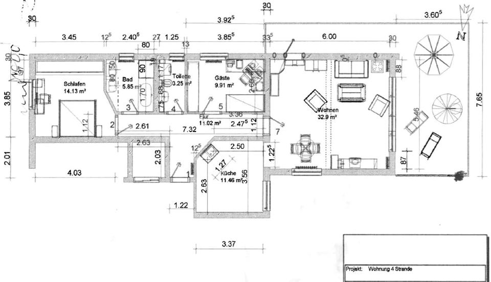 Etagenwohnung Dänischenhagen - 3 Zimmer, 105 m&sup2;, 490.000&euro; | Angebot:26284644