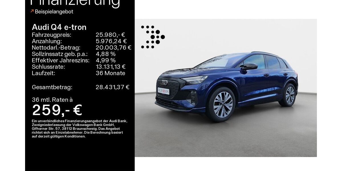 Audi Q4 e-tron 73.490 km 25.980 &euro; Ebern 96106