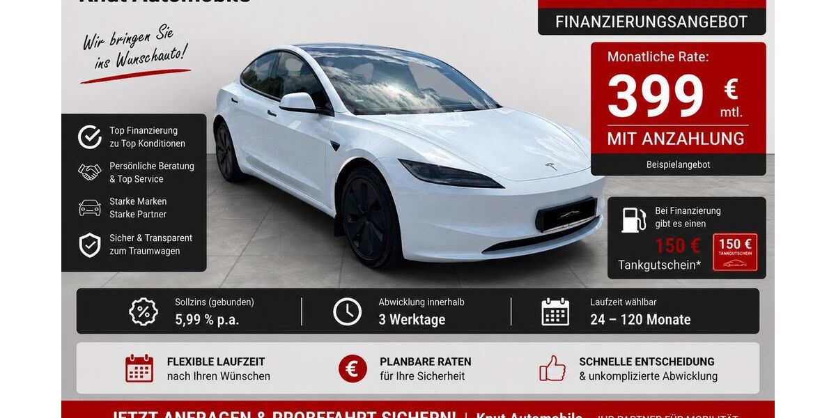 Tesla Model 3 79.999 km 37.499 &euro; Lübbecke 32312