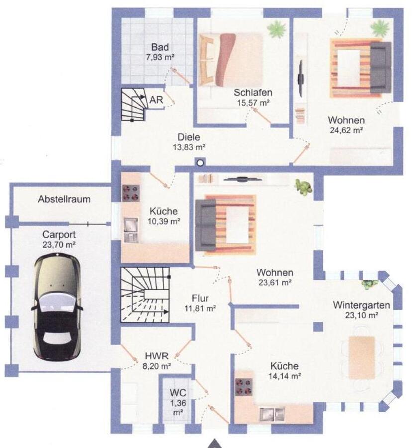 Ein- Zweifamilienhaus direkte Grenze Metjendorf Oldenburg