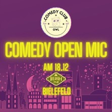 Comedy Open Mic Bielefeld 18.12.2025 Irish Pub Bielefeld