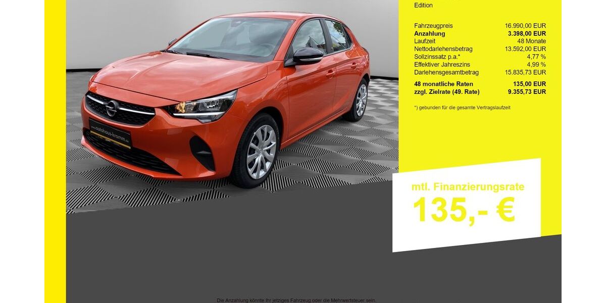Opel Corsa 5.854 km 16.990 &euro; Berlin-Französisch Buchholz 13127