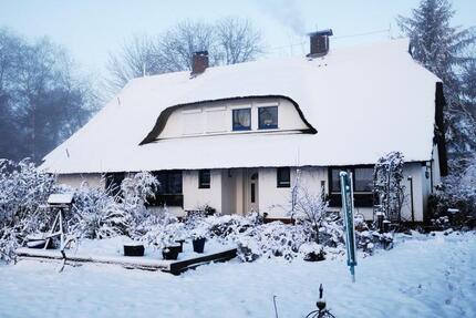 Weißes Reetdachhaus Nähe Rastede 6 zimmer