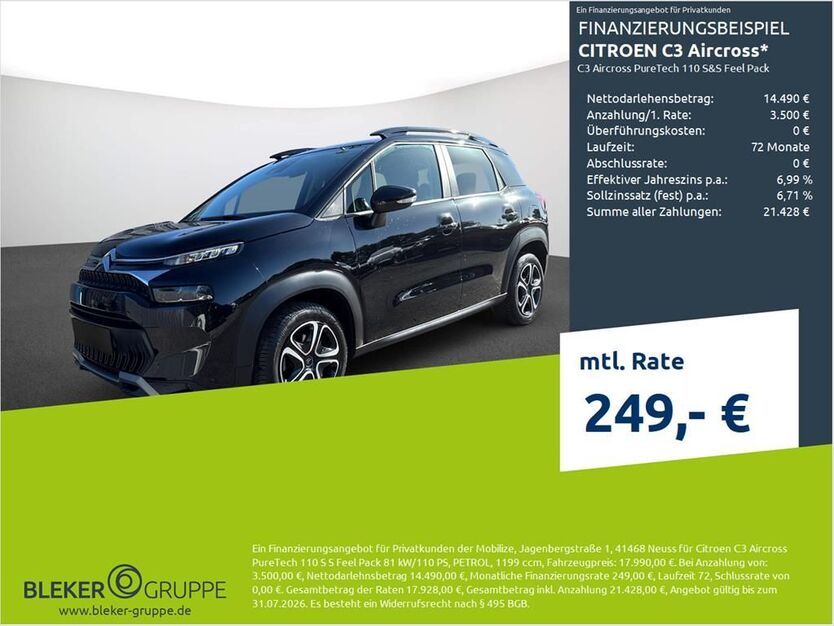 Citroen C3 Aircross 13.373 km 17.990 € Ahaus 48683