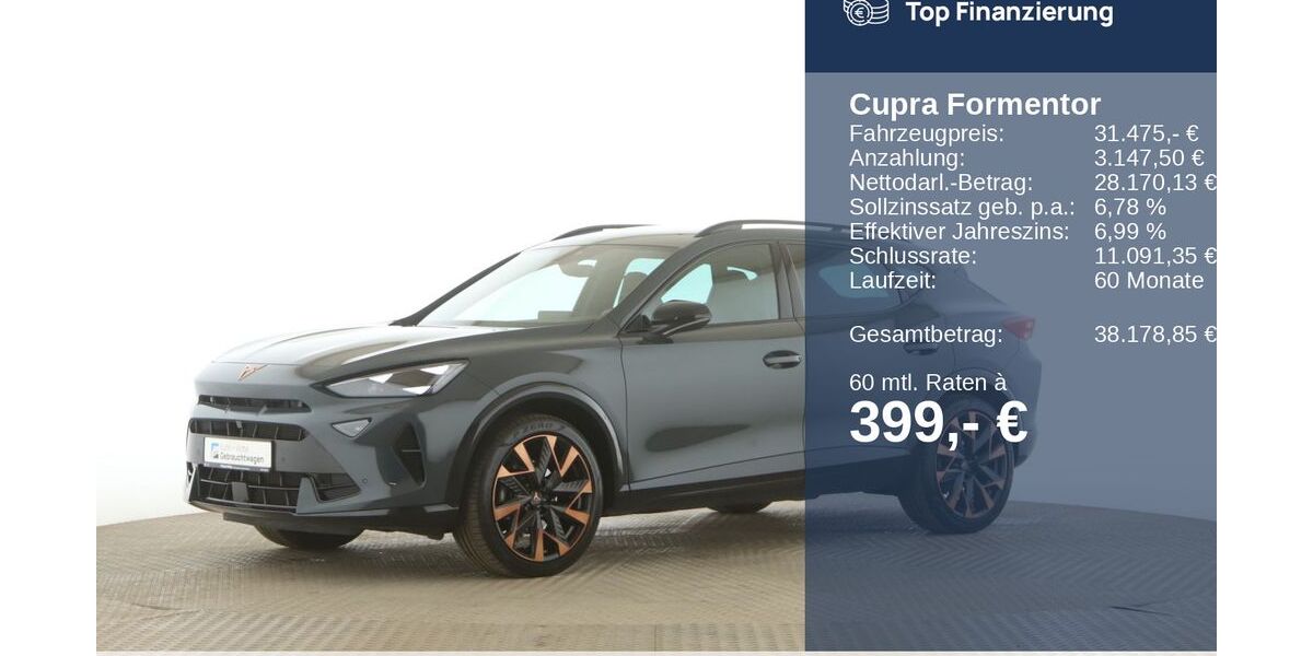 Cupra Formentor 9.619 km 31.475 &euro; Buchholz 21244