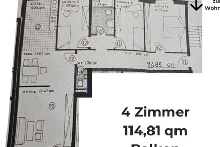TOP 4-Zimmer ETW im EG 4 zimmer