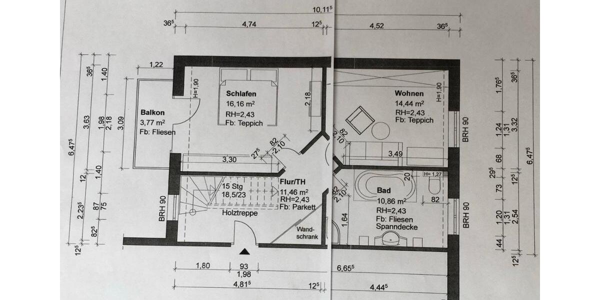 Maisonettenwohnung Nordhausen - 3 Zimmer, 116 m&sup2;, 730&euro; | Angebot:26644778