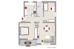Etagenwohnung Karlsruhe / Rüppurr Rüppurr - 3 Zimmer, 73 m&sup2;, 249.000&euro; | Angebot:25834687
