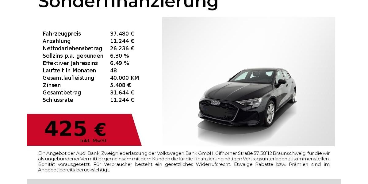 Audi A3 4.000 km 35.880 &euro; Nürnberg 90411