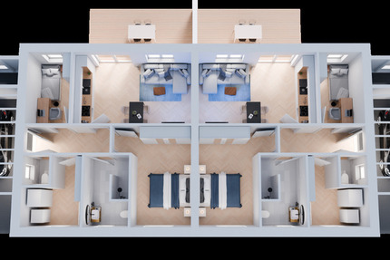 Neubau Doppelhaushälfte - ideal für Singles oder Paare zimmer