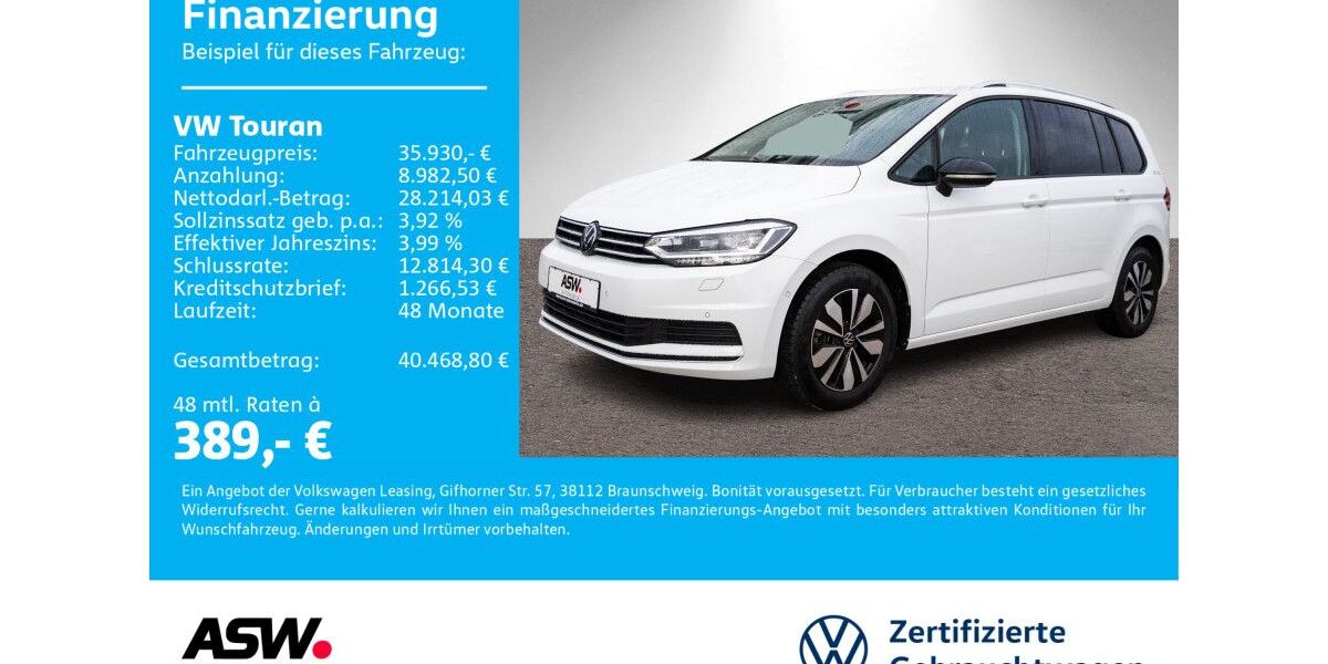 VW Touran 18.700 km 34.990 &euro; Sinsheim 74889