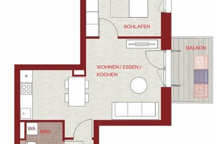 Wohnung Grafenau Frauenberg - 2 Zimmer, 51 m&sup2;, 1.650&euro; | Angebot:26091493