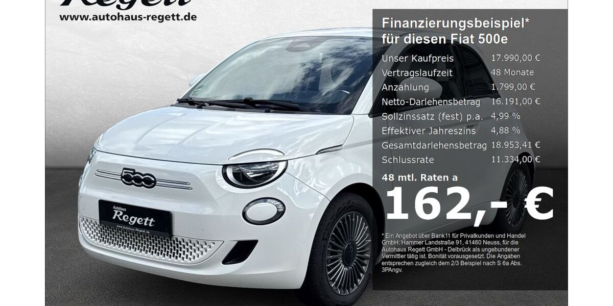 Fiat 500e 27.000 km 17.990 &euro; Delbrück-Westenholz 33129