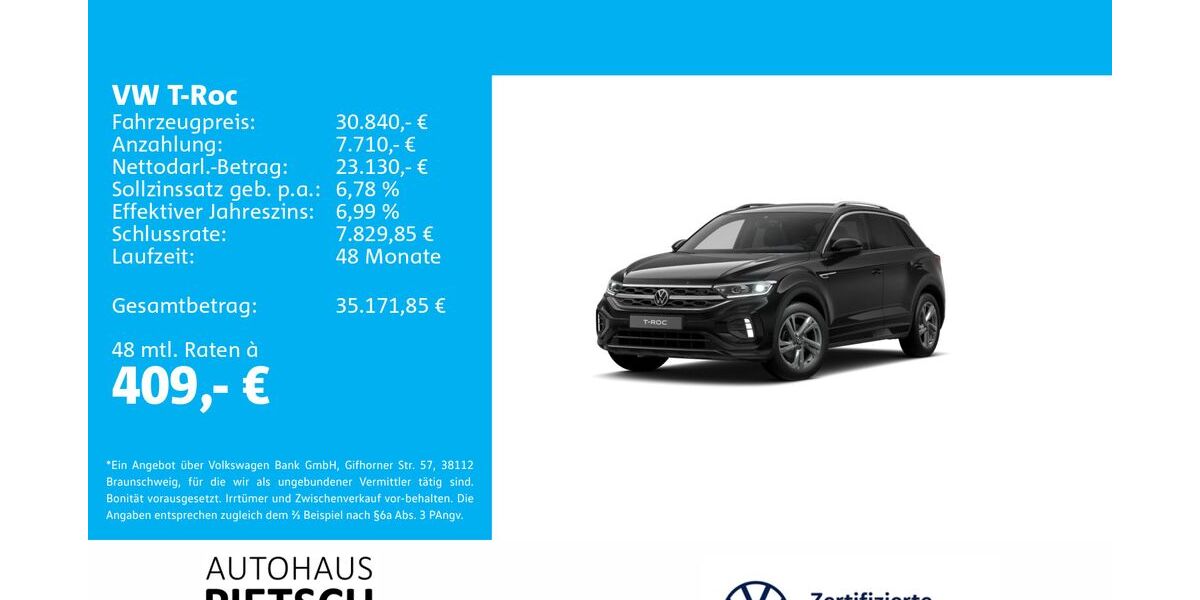 VW T-Roc 27.216 km 30.840 &euro; Melle 49324