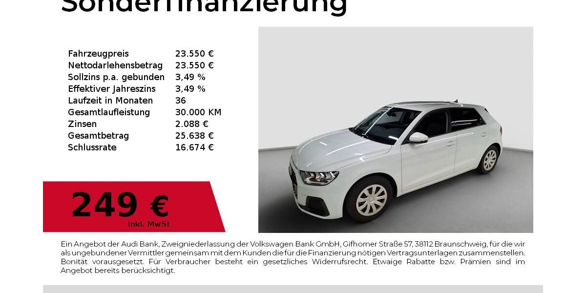 Audi A1 4.340 km 23.550 &euro; Dessau-Roßlau 06844
