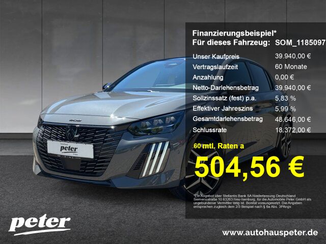 Peugeot e-208 3.500 km 39.940 € Mühlhausen 99974
