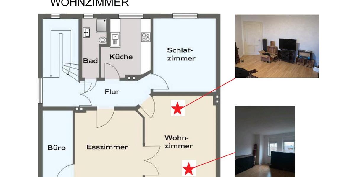 Dachgeschoßwohnung Minden - 4 Zimmer, 86 m&sup2;, 800&euro; | Angebot:26315032