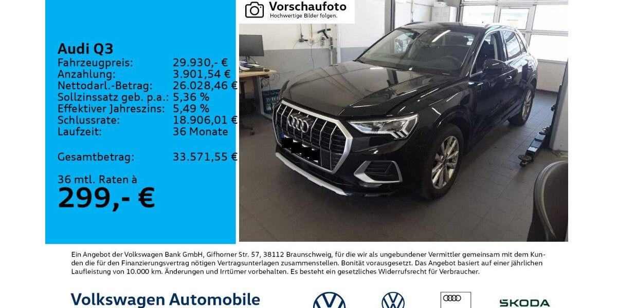 Audi Q3 46.208 km 29.930 &euro; Leipzig 04178