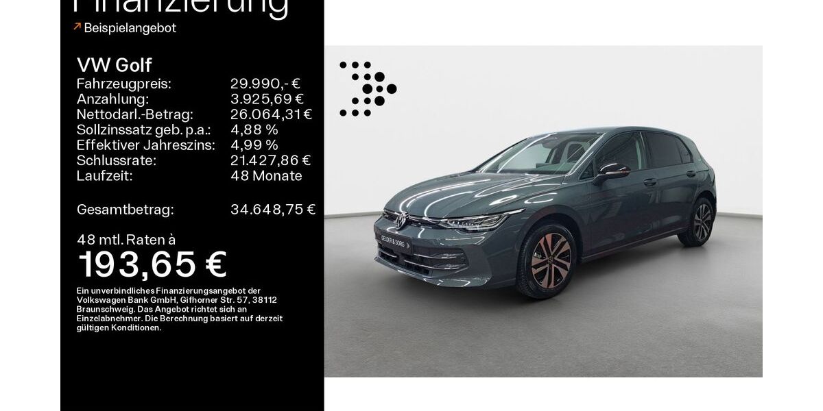 VW Golf 3.250 km 29.991 &euro; Lichtenfels 96215
