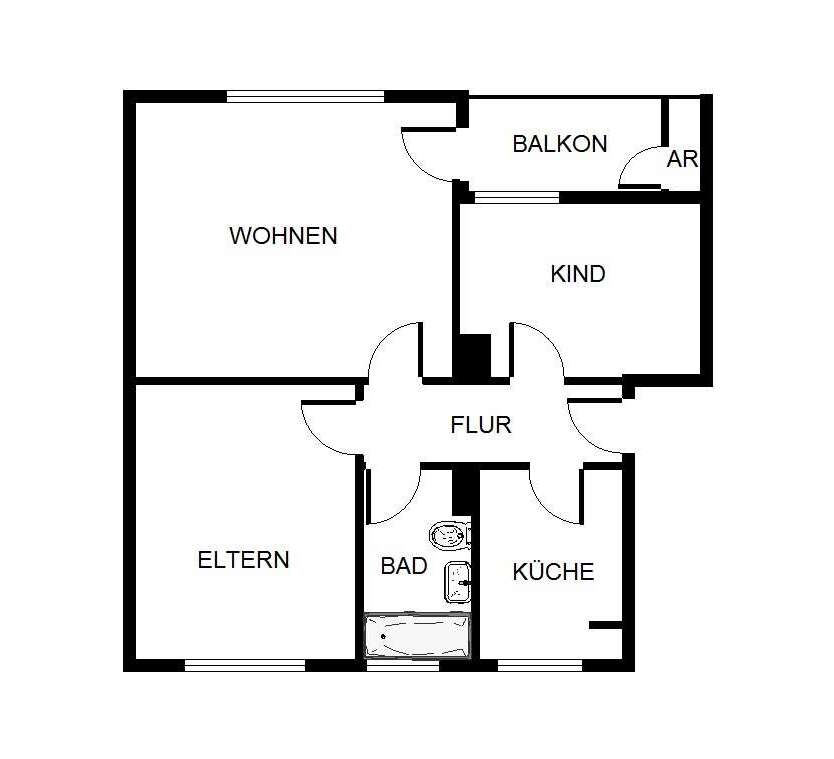 Wohnung zum Mieten in Gelsenkirchen 469 € 66.43 m²