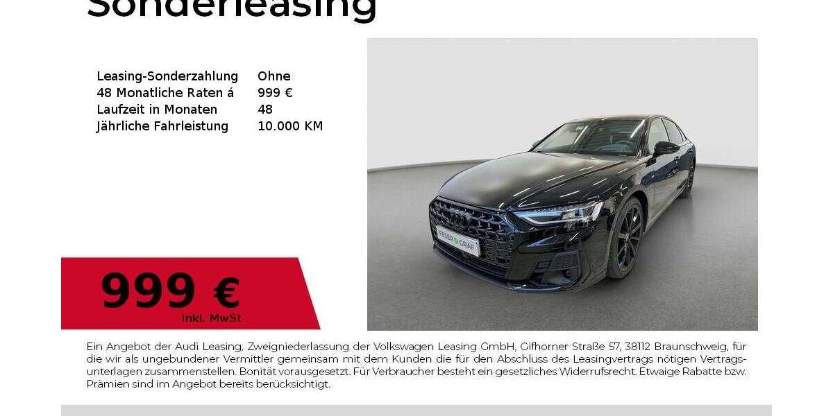 Audi A8 12.556 km 91.980 &euro; Fürth 90763