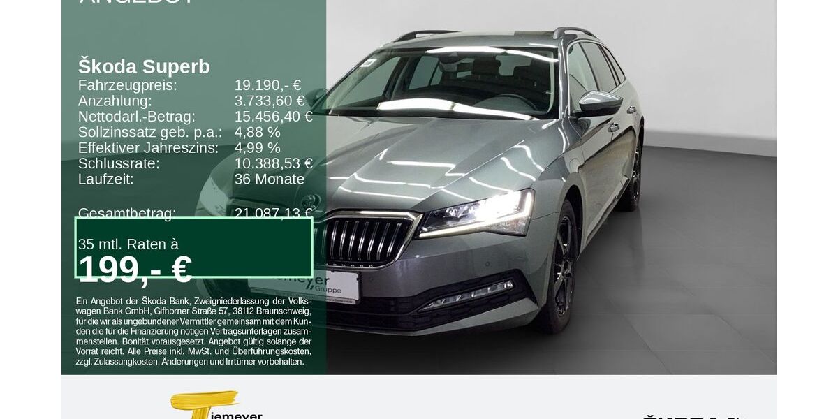 Skoda Superb 130.334 km 19.190 &euro; Bochum 44809