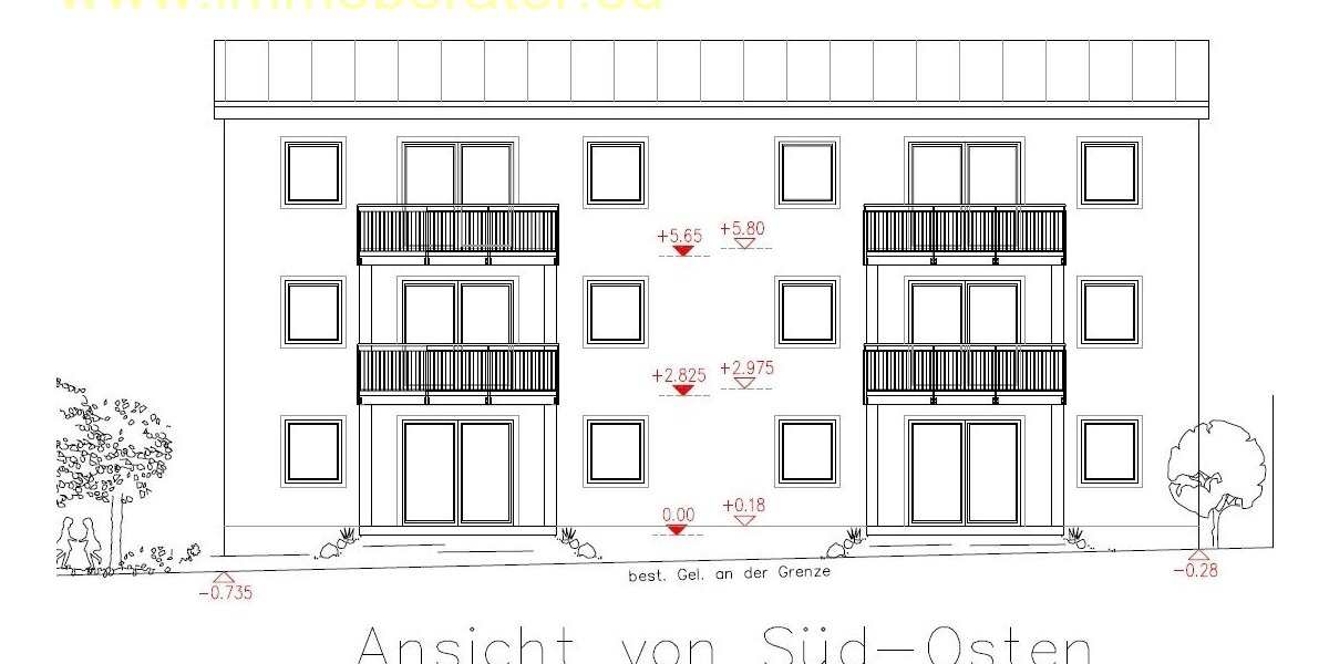 Projektiert 4-Zi-Neubauwohnung WFL ca. 104 m² Erdgeschosss mit Terrasse und eig. Gartenanteil Garage und Kfz-Stellplatz Bezug Frühjahr 2027. 4 zimmer