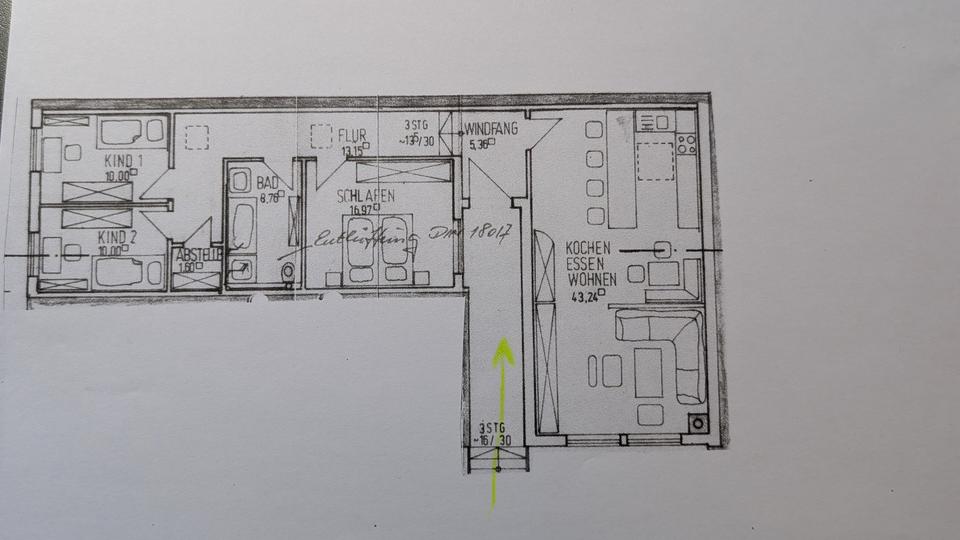 Erdgeschoßwohnung Lichtenfels - 4 Zimmer, 105 m&sup2;, 785&euro; | Angebot:26285826