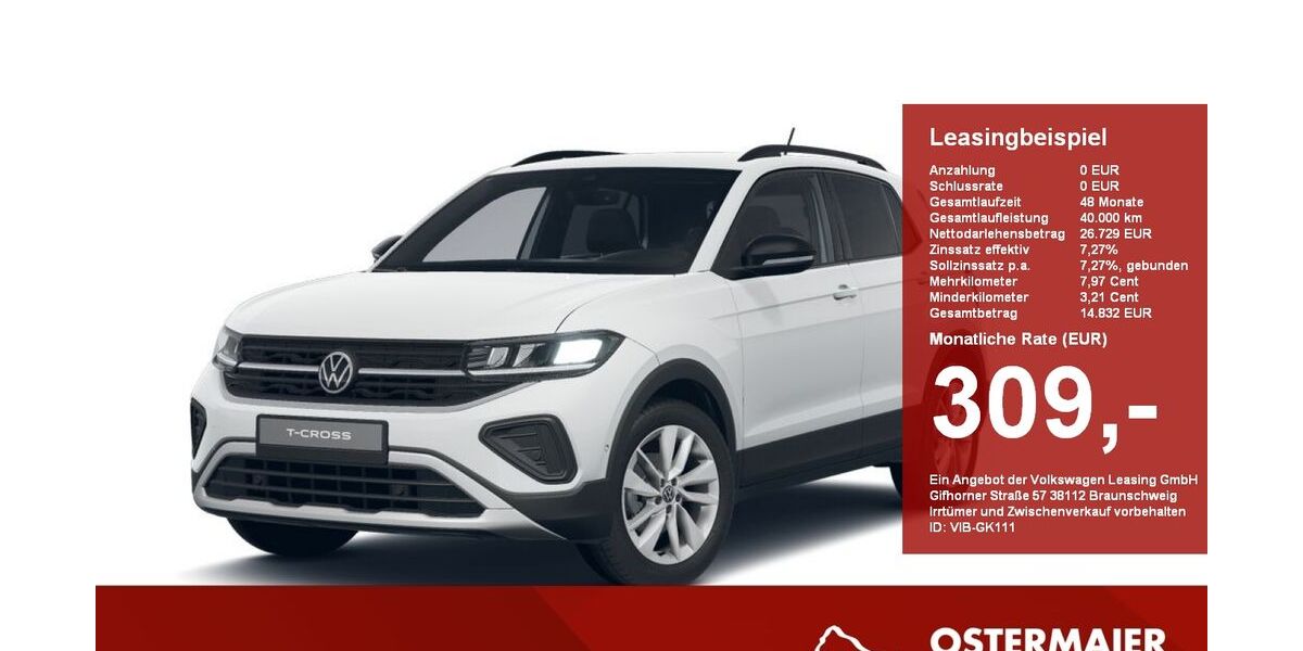 VW T-Cross 8.900 km 26.880 &euro; Vilsbiburg 84137