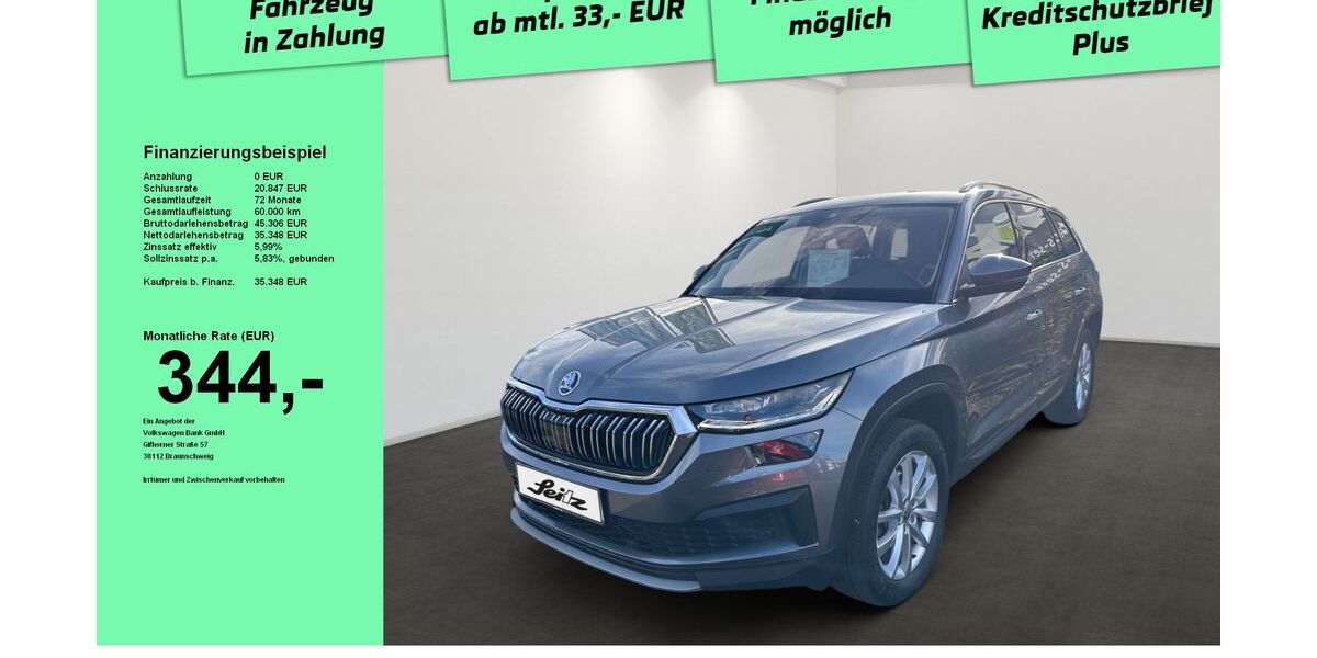 Skoda Kodiaq 53.290 km 33.748 &euro; Weingarten 88250