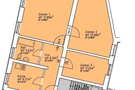 Wohnung Mittenwalde - 3 Zimmer, 77 m&sup2;, 924&euro; | Angebot:26398840