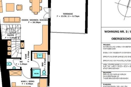 Wohnung Brackenheim - 4.5 Zimmer, 92 m&sup2;, 975&euro; | Angebot:26251878