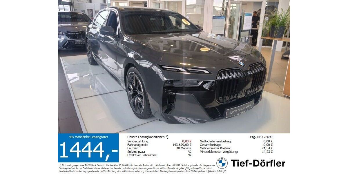BMW 740 15.000 km 112.299 &euro; Marktsteft 97342