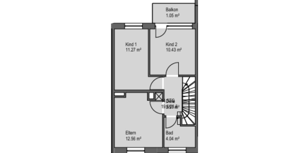 Reihenhaus Meppen - 4 Zimmer, 72 m&sup2;, 500&euro; | Angebot:26658620