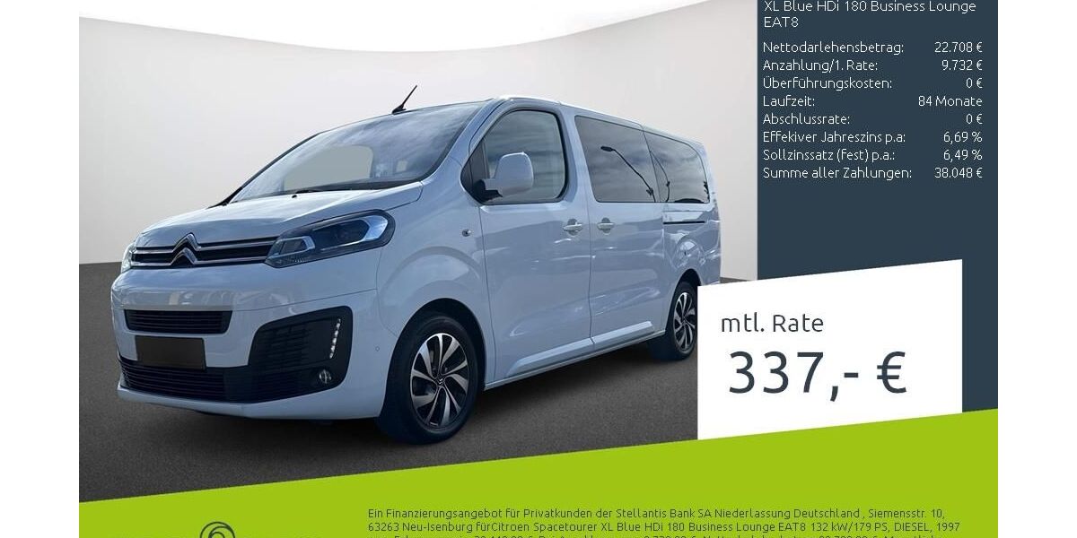 Citroen SpaceTourer 59.993 km 33.399 &euro; Borken 46325