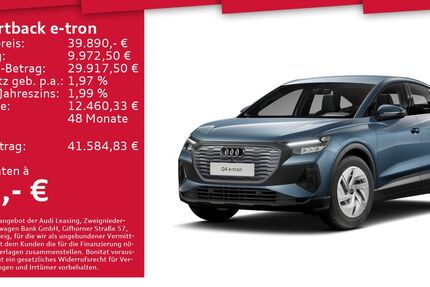 Audi Q4 e-tron 2.540 km 39.890 &euro; Dresden 01169
