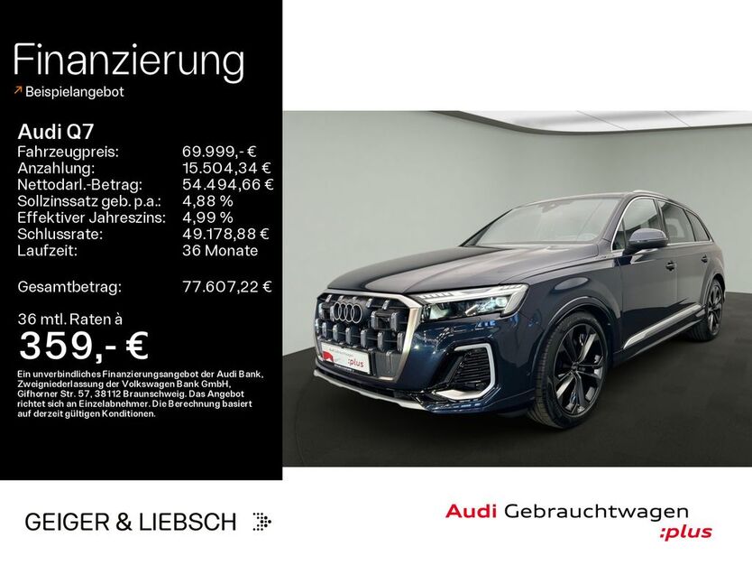 Audi Q7 9.260 km 69.999 € Linsengericht 63589